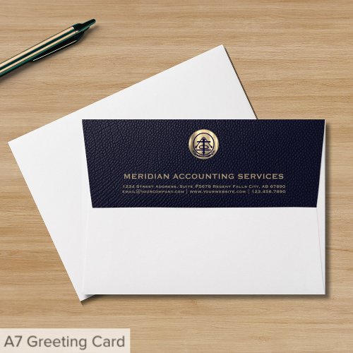 Professional Gold Seal Accounting Envelope