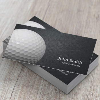 Professional Golf Instructor Business Card by cardfactory at Zazzle