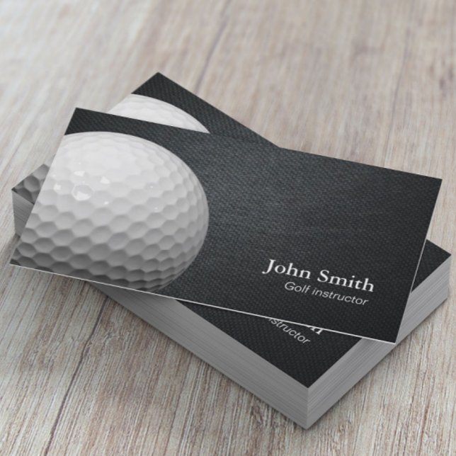Professional Golf Instructor Business Card (Creator Uploaded)