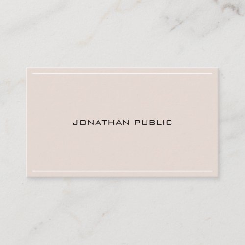 Professional Gothic Font Cool Sophisticated Simple Business Card