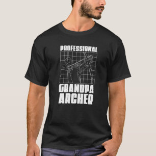 Professional Grandpa Archer  Archer Bow Archery Gr T-Shirt