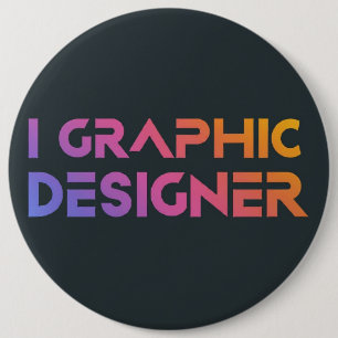 Professional Graphic Designer Button