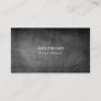 Professional Gray Chalkboard Background Original Business Card