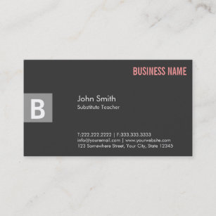 teaching learning tutoring business cards zazzle substitute teacher business cards