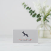 Professional Great Dane Business Card (Standing Front)