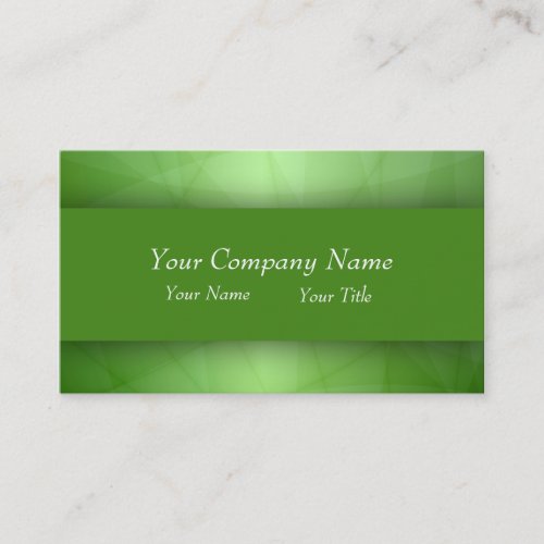 Professional Green Business Card