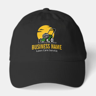 Professional Green Mowing Service Yellow Sun Hat