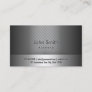 Professional Grey Metal Actuary Business Card