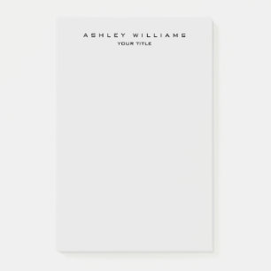 Professional grey modern plain unique post-it notes