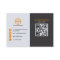 Professional Grey Orange add your Logo QR Code