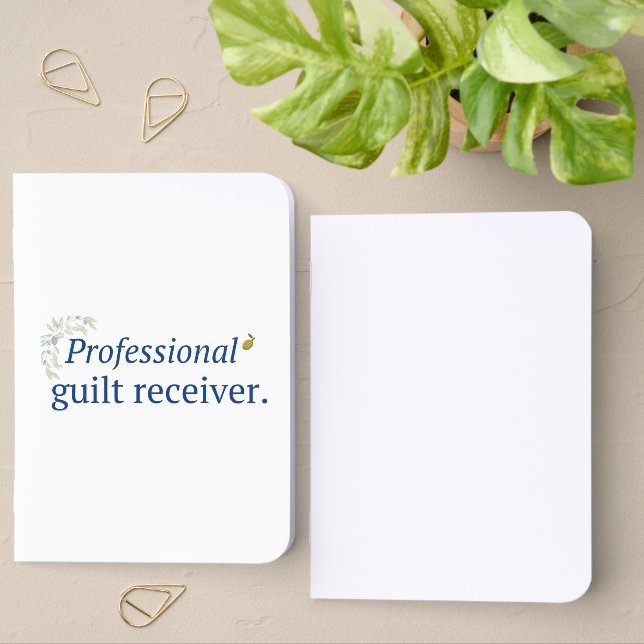 Professional guilt receiver pocket notebook (Desk)