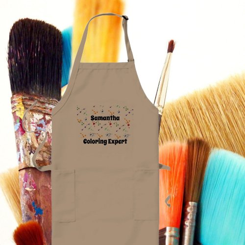 Professional Hair Coloring Expert Long Apron