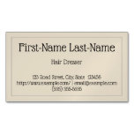 [ Thumbnail: Professional Hair Dresser Magnetic Business Card ]