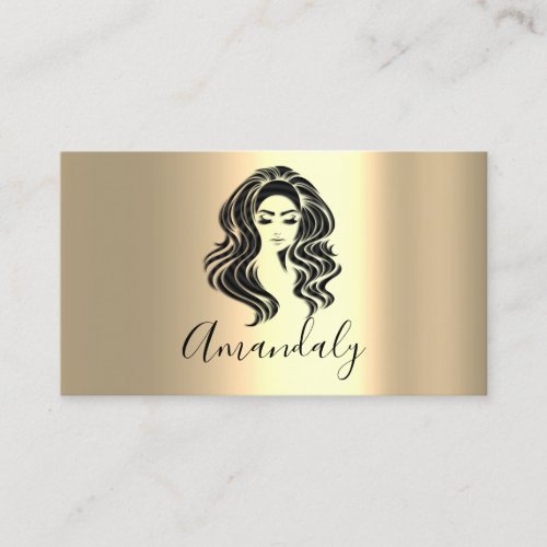 Professional Hair Eyelash Makeup Artist Beauty Business Card