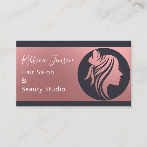 Professional Hair Salon Makeup Lash  Business Card