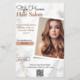 Professional Hair Salon Services Flyer