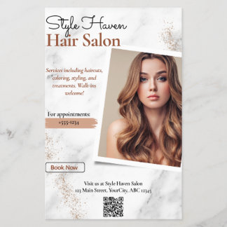 Professional Hair Salon Services Flyer