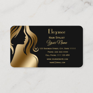 Professional Hair Stylist Appointment Card