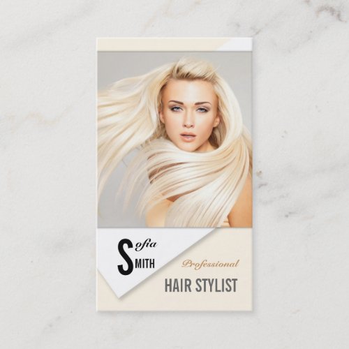 Professional Hair Stylist / Beauty Salon Card Business Cards