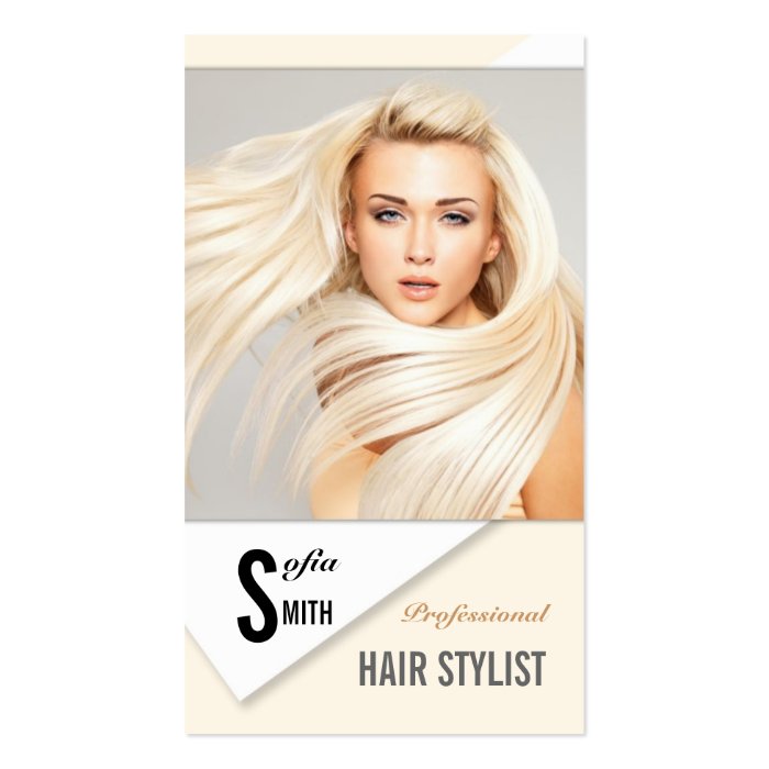 Professional Hair Stylist / Beauty Salon Card Business Cards