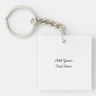 Professional handwriting add text modern keychain