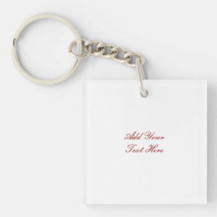 Professional handwriting add text modern keychain