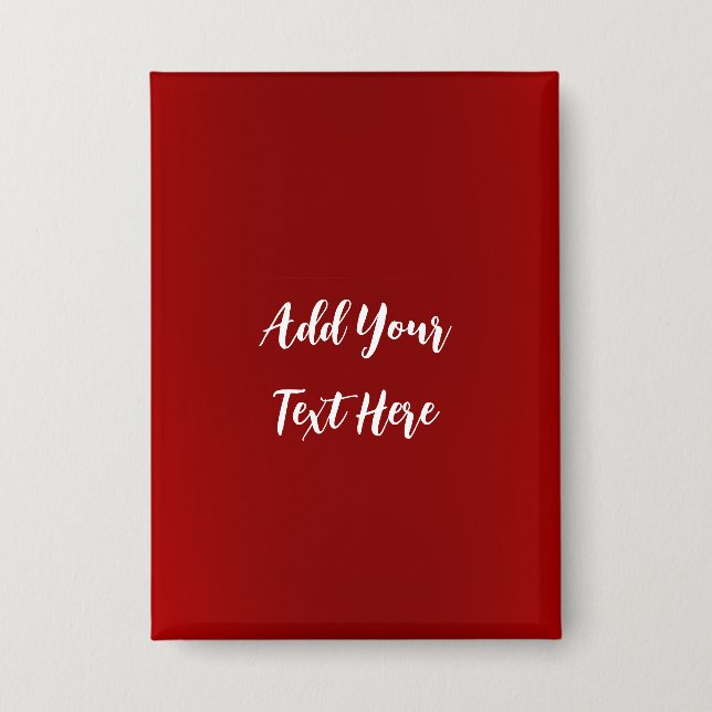 Professional handwriting add text modern red button (Front)