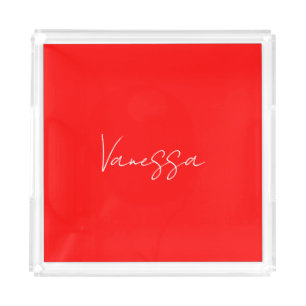 Professional handwriting name custom  acrylic tray