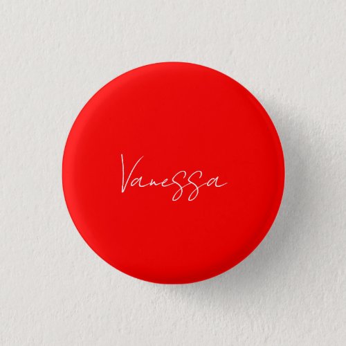 Professional handwriting name custom  button