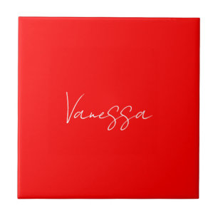 Professional handwriting name custom  ceramic tile