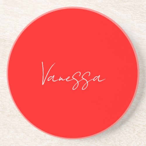 Professional handwriting name custom  coaster