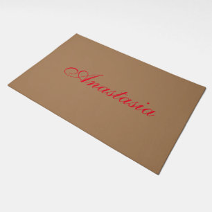 Professional handwriting name custom entry doormat