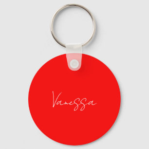 Professional handwriting name custom keychain