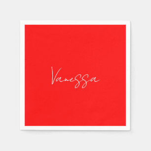 Professional handwriting name custom napkins