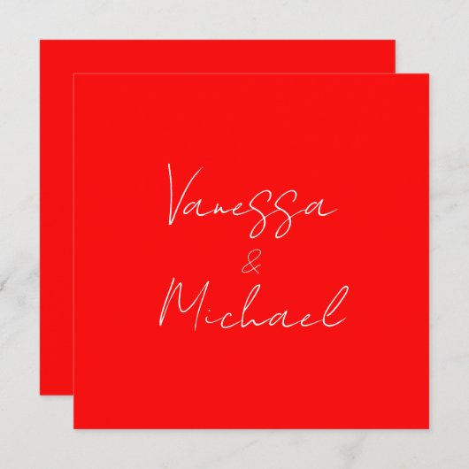 Professional handwriting name custom wedding (Front/Back)