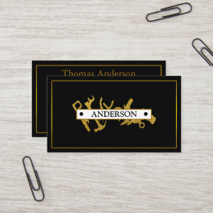 Professional Handyman Home Repair Business Custom Business Card