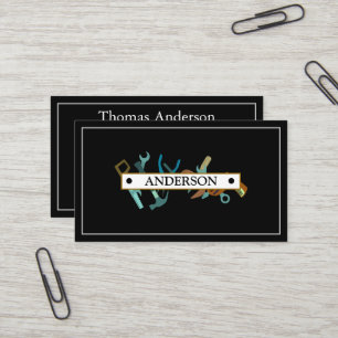Professional Handyman Home Repair Business Custom Card