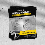 Professional Handyman Plumbing & Repair Service Flyer<br><div class="desc">Professional Handyman Plumbing Repair Service Flyers.</div>