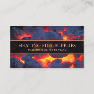 Professional Heating Servicing - Business Card