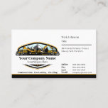 Professional Heavy Equipment Construction Company  Business Card