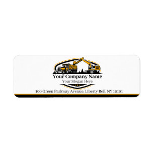Professional Heavy Equipment Construction Company  Label