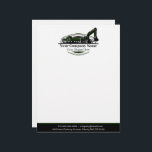 Professional Heavy Equipment Construction Company  Letterhead<br><div class="desc">We provide tailored business card solutions specifically designed for heavy equipment construction businesses. Whether you are involved in excavating, equipment rental, heavy machinery operations, or own a construction company, our customizable letterheads are uniquely crafted to meet your requirements. Our selection includes a variety of designs featuring different types of heavy...</div>