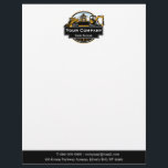 Professional Heavy Equipment Construction Company  Letterhead<br><div class="desc">We provide tailored business card solutions specifically designed for heavy equipment construction businesses. Whether you are involved in excavating, equipment rental, heavy machinery operations, or own a construction company, our customizable letterheads are uniquely crafted to meet your requirements. Our selection includes a variety of designs featuring different types of heavy...</div>
