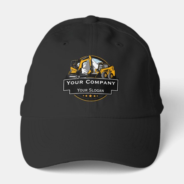 Professional Heavy Equipment Construction Company  Performance Cap (Front)