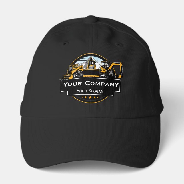 Professional Heavy Equipment Construction Company  Performance Cap (Front)