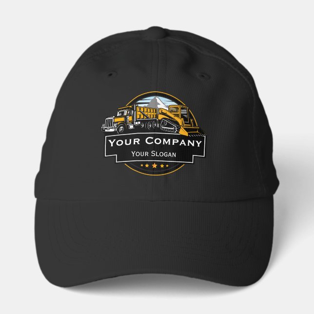 Professional Heavy Equipment Construction Company  Performance Cap (Front)