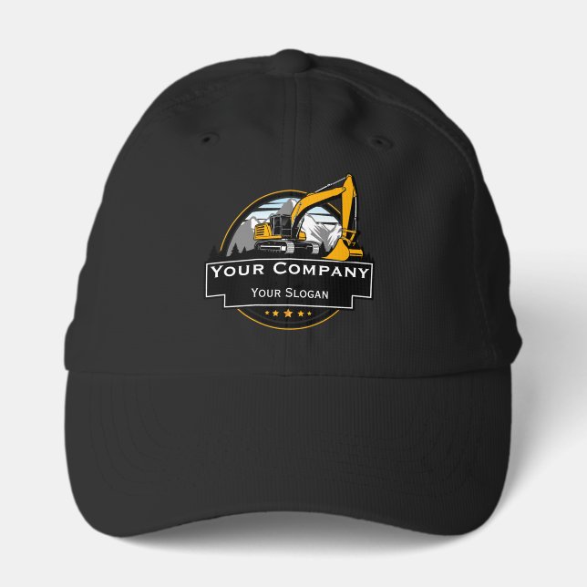 Professional Heavy Equipment Construction Company  Performance Cap (Front)