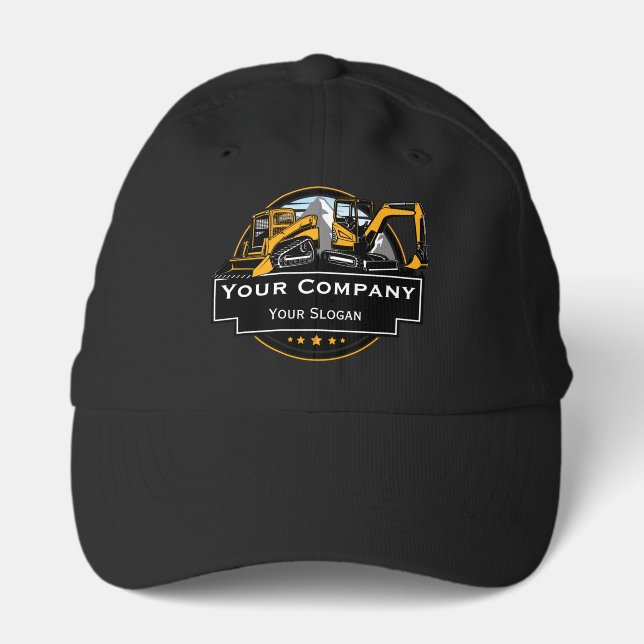Professional Heavy Equipment Construction Company  Performance Cap (Front)