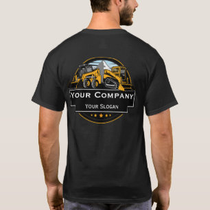 Professional Heavy Equipment Construction Company T-Shirt