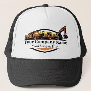 Professional Heavy Equipment Construction Company Trucker Hat
